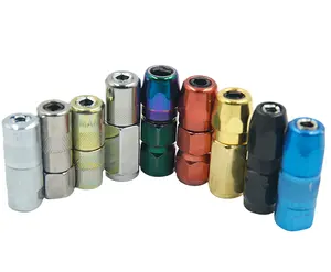 Bico de aço com 4 mandíbulas para pistola de graxa, bico de aço NPT 1/8 para pistola de graxa