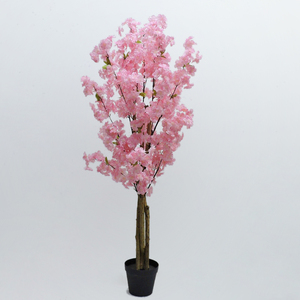Albero di Ciliegio Artificiale di Alta Qualità con Fiori Realistici in Vaso di Plastica per Decorazioni <span class=keywords><strong>da</strong></span> <span class=keywords><strong>Giardino</strong></span> Interno ed Esterno - Product Image 3