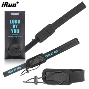 Irun tùy chỉnh Neoprene mắt cá chân ban nhạc in logo RFID Marathon thời gian hệ thống chip có thể điều chỉnh Triathlon chip ban nhạc - Product Image 1