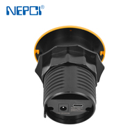 Enchufe de Corriente USB Integrado de Escritorio Estilo Europeo con Cables DC-06U-65AC, Diseño Compacto con Alta Capacidad de 65w, Amarillo