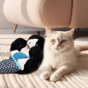 Mainan gulat kucing, sarung tangan gulat kucing dengan bantalan kuat untuk bermain mainan hewan mewah untuk latihan Busting dan latihan - Product Image 5