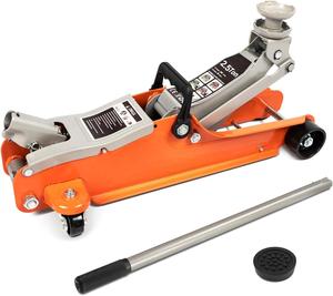 <span class=keywords><strong>Cric</strong></span> hydraulique de course à profil <span class=keywords><strong>bas</strong></span> de 2,5 tonnes (5 500 lb) en acier robuste pour voitures et usage en garage - Product Image 1