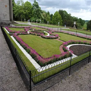 Valla de metal estándar de calidad americana para jardín, piquete de aluminio