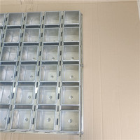 Prix d'usine, boîtes à pain carrées en métal personnalisées, moules à pain rectangulaires en carton ondulé avec couvercles, antiadhésifs, écologiques, durables