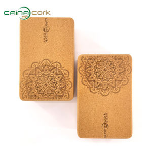 <span class=keywords><strong>CAINA</strong></span> CORK Venta caliente corcho orgánico Yoga ladrillo 3*6*9 4*6*9 pulgadas corcho Natural Yoga bloques de alta densidad antideslizante - Product Image 2