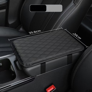 Tapis de rangement universel pour boîte à <span class=keywords><strong>gants</strong></span> de voiture, pochette de rangement pour véhicule, coussin de rehaussement central multifonctionnel pour coudes - Product Image 2