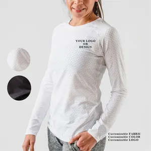 Женская крутая компрессионная Спортивная футболка для бега и активного отдыха