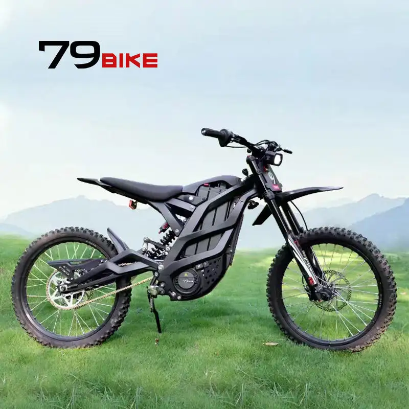 Avec CE Incroyable Flexibilité 79 BIKE-M Vitesse Max 80 km/h Batterie 72V/35Ah Vélo Électrique Dirt Bike Adulte tout terrain