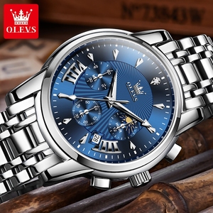 Hr2892 Ocustom Custom personalizado lassic shion ristWatch Waterproof Casual Port taintainless Teel ususity hrhronograph uartz atch - Product Image 4