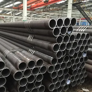 Pipe Tube Carbon Steel API5L PSL2 Fluid Seamless Round ASTM Hot Rolled Carbon Black Pipes Dn 40 1.5mm 6m