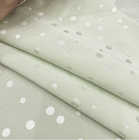 Tissu Jacquard Acétate à Pois, Jacquard à Points Brillant, Satin Fluide, Nouveau Tissu pour Robe Cheongsam Style Chinois