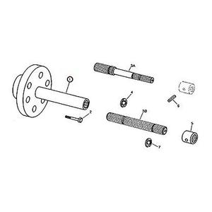 Boîte de Transmission et de charge arrière pdr, accessoire pour carrosserie 450C 455C, pignon, arbre d'axe G105733 - Product Image 3