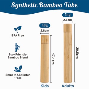 Estuche Portátil Ecológico y Biodegradable para Cepillo de Dientes, Ideal para Viajes y Uso Doméstico - Product Image 2