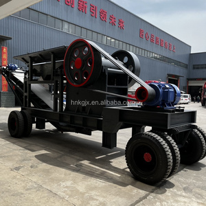 Verkauf zu einem niedrigen Preis PE 500*750 Motorisierter mobiler Backen brecher für Marmor kalkstein-und Granitbeton-Backen brecher Steinbrecher - Product Image 2