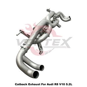 Système d'échappement à soupapes en acier inoxydable Vortex Aggressive Sound pour Audi R8 V10 5.2L 2023, amélioration des performances - Product Image 2