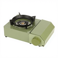 Nouveau modèle de réchaud à gaz portable intégré, mini, résistant au vent, pour le camping en plein air, réchaud à cassette pour la maison