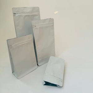Bolsa de café con sellado de ocho lados, con cierre de cremallera, sellado cuádruple, resellable, de PET de grado alimenticio, impresa en huecograbado, termosellada, para granos de café tostado - Product Image 2
