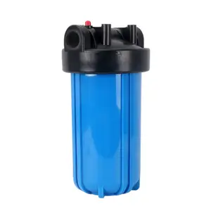 שומן 10 אינץ 'קיבולת גדולה כחול מסנן בקבוק ממשק פלסטיק 1 "חוט 32 מ" מ שמנמן 10 "סינון מסחרי