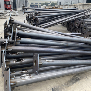 High-Quality Galvanized Steel Street <strong>Light</strong> <strong>Pole</strong> with Adjustable Height Waterproof Outdoor Lighting <strong>Pole</strong> - Product Image 3
