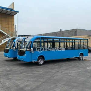 Zhenda Hot Sale Blue 23-Seat Electric Sightseeing Bus with <b>Battery</b> Group Multi-Passenger Capacity Electric Vehicles - Product Image 6