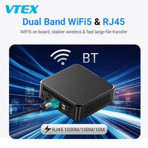 มินิพีซีขนาดกะทัดรัดพิเศษสล็อต N150ประมวลผล DDR4 SODIMM สอง <span class=keywords><strong>M</strong></span>.2 Win10ลินุกซ์ฟังก์ชั่นแบบเต็มรูปแบบ Type <span class=keywords><strong>C</strong></span> คอมพิวเตอร์สำนักงานบ้านมินิพีซี - Product Image 5