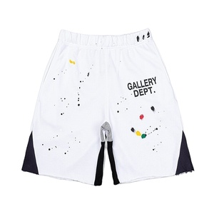 Pantaloncini Formali Classici con Stampa Lettering Splatter Graffiti Gallery Dept, <span class=keywords><strong>Pantaloni</strong></span> in <span class=keywords><strong>Velluto</strong></span> <span class=keywords><strong>a</strong></span> <span class=keywords><strong>Coste</strong></span> con Chiusura <span class=keywords><strong>a</strong></span> Coulisse <span class=keywords><strong>di</strong></span> Marca alla Moda per <span class=keywords><strong>Uomo</strong></span> - Product Image 5