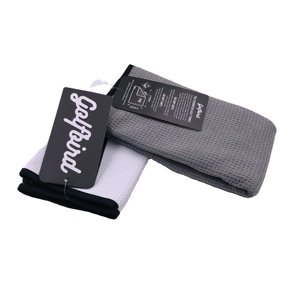 Toalla de <span class=keywords><strong>golf</strong></span> de tejido de microfibra, logo personalizado bordado trifold, reciclada, impermeable - Product Image 1