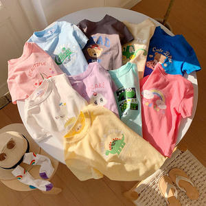 Nous fournissons des t-shirts en coton doux et sûrs pour enfants de la marque FTS, 1688, 12 ans d'expérience, services de logistique et de dédouanement, bonne qualité. - Product Image 2