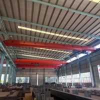 Guindaste de Ponte Tipo Gancho Estilo Chinês Wanlong 500 Toneladas com Engrenagem, Vão de 35,5M, Altura de Elevação de 29M, Origem Shandong