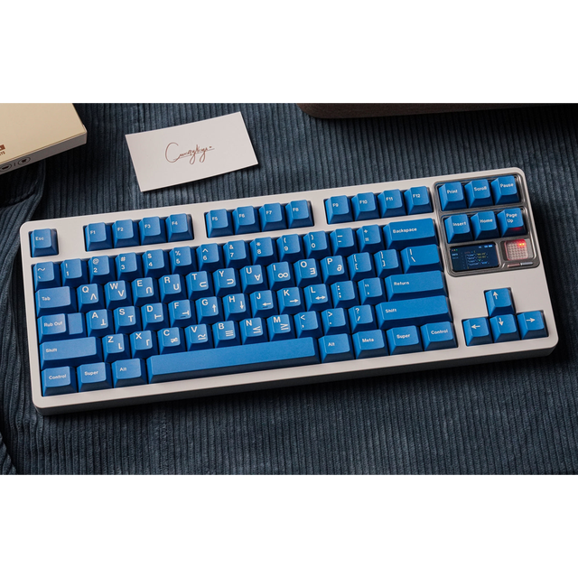 QK80 Mk2 Custom Aluminum Mechanical Keyboard With Screen - Type-C/Bluetooth5.0/2.4G Tri-Mode