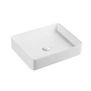 Lavabo toilette portable en céramique, vasque pour salle de bains, Lavabo pour hôtel