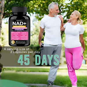 مكمل NAD+ مع الريسفيراترول والبربرين والفيسيتين والكيرسيتين تركيبة 18 في 1 90 كبسولة نباتية مضادة للأكسدة لصحة الخلايا - Product Image 6