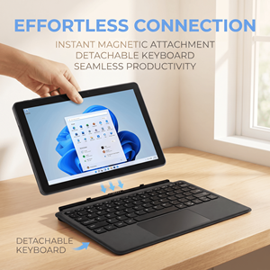 Tablette <span class=keywords><strong>portable</strong></span> 2 en 1 CoreNest 10,1 pouces, processeur Intel Core M3 8100Y, 12 Go de RAM, 256 Go de SSD, clavier détachable, PC <span class=keywords><strong>portable</strong></span> pour les entreprises - Product Image 3