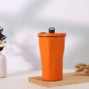 Minimalist Plastic Tumbler With Lid Vacuum Insulated Travel <b>Cup</b> 6-12 Hours Thermal Performance All Colors Available - Product Image 5