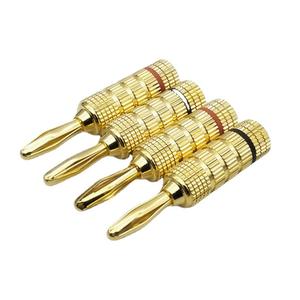 Nuevo Conector Banana Plateado en Cobre de 4MM para Amplificador de Audio, Venta Directa de Fábrica - Product Image 2