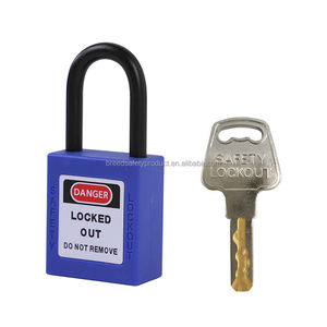 Lucchetti di sicurezza in plastica dielettrica 6MM * 38MM grillo per l'elettricamente industriale <span class=keywords><strong>KA</strong></span> o KD utilizzare cilindro di blocco in lega di zinco - Product Image 6