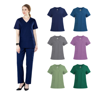 Uniformes Médicos para Mujer, Uniformes de Hospital de Secado Rápido, Elásticos, para Quirófano, Fabricantes de Uniformes Médicos - Product Image 1