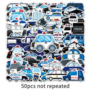 Usine Outlet 50pcs PVC Police Autocollant De Voiture Personnalisé Transport Véhicule <span class=keywords><strong>Patrouille</strong></span> Wagon Étiquette D'emballage pour Bougie Artisanat Utilisation - Product Image 6