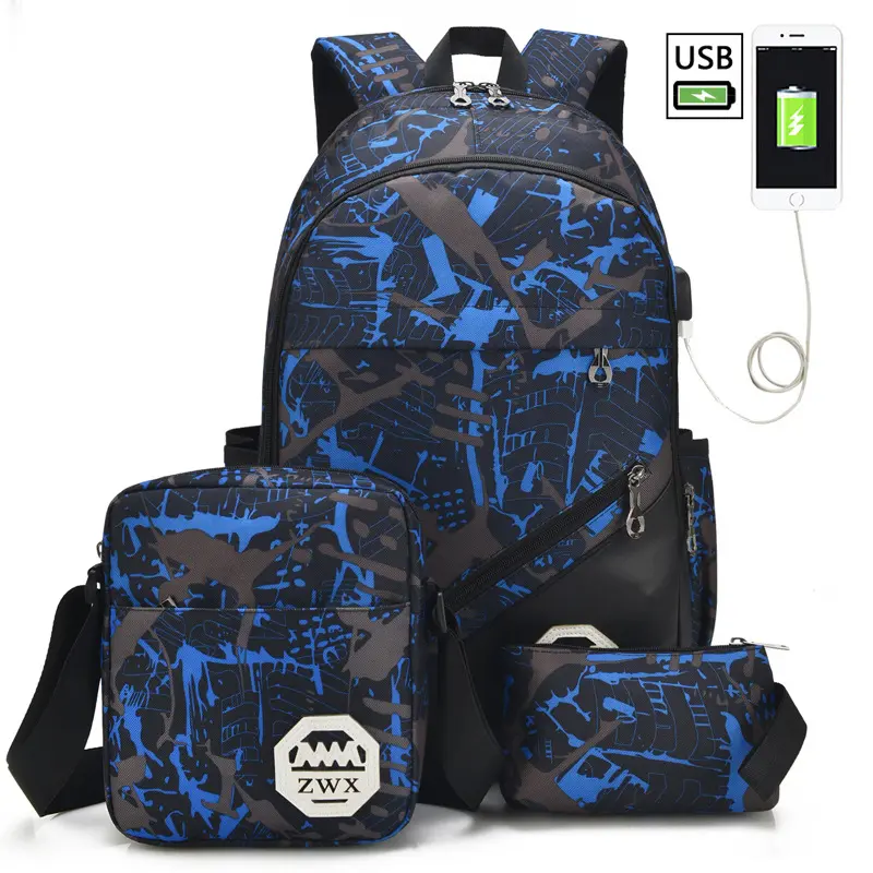 Backpack For Teenagers Kids Boys Children Student School Bags Unisex Laptop backpacks Travel Shoulder Bag