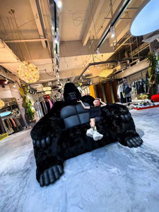 <span class=keywords><strong>Divano</strong></span> o <span class=keywords><strong>Letto</strong></span> di Lusso di Design a Forma di Gorilla Grande Orso o Scimmia King Kong Personalizzazione di Mobili con IA Personalità Unica - Product Image 4