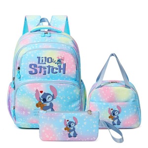 Nouvel ensemble de sacs à dos 3 pièces cousus pour enfants : sac d'école, sac à déjeuner et trousse à crayons - Product Image 4