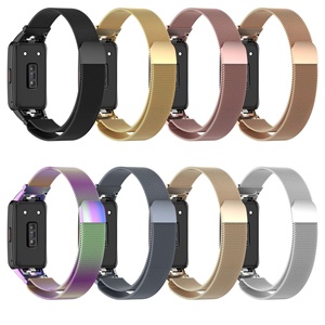 Bracelet à boucle magnétique Milan pour <span class=keywords><strong>Huawei</strong></span> Honor <span class=keywords><strong>Band</strong></span> 7 <span class=keywords><strong>6</strong></span> Bracelet de remplacement de bracelet intelligent pour <span class=keywords><strong>Huawei</strong></span> <span class=keywords><strong>Band</strong></span> <span class=keywords><strong>6</strong></span> <span class=keywords><strong>Pro</strong></span> Dragonne en métal - Product Image 1