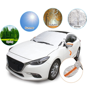 <span class=keywords><strong>Pare</strong></span>-<span class=keywords><strong>brise</strong></span> magnétique de voiture Couverture de neige 4 couches d'aimants de protection Protecteur de <span class=keywords><strong>pare</strong></span>-<span class=keywords><strong>brise</strong></span> de voiture - Product Image 5