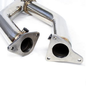 For Infiniti Q50 Q60 Nissan RZ34 VR30DTT 3.0T Lower Downpipes Upgrade Race Downpipes 3 Inch Test Pipe Exhaust Intercooler Kit - Product Image 4