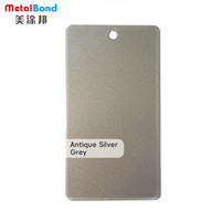 Résistant aux intempéries pour les profilés en aluminium, revêtement en poudre de couleur métallique, revêtement en poudre