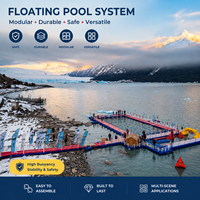 Blocs flottants modulaires en plastique HDPE Stark Yacht Marina, pontons flottants pour jet ski, plateforme flottante pour bateau
