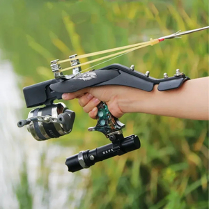Ensemble de support de poignet SYQT de précision pour la <span class=keywords><strong>chasse</strong></span> <span class=keywords><strong>et</strong></span> la pêche en extérieur avec lance-pierre de visée pour le tir <span class=keywords><strong>et</strong></span> la pêche - Product Image 2
