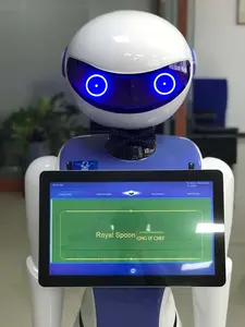 Robot di saluto intelligente commerciale completamente automatico per Robot di servizio di guida alla ricezione della sala espositiva della banca del museo - Product Image 5