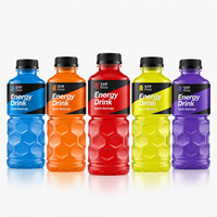 Bebida Energética Baja en Azúcar al por Mayor, Bebida Deportiva OEM, Bebida con Sabor a Frutas, Botella de PET, Fabricante de Agua Electrolítica Personalizada