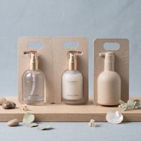 Boîte d'emballage pour savon en barre en pulpe moulée sur mesure, boîte à savon en pulpe de papier écologique